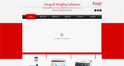 Desktop Screenshot of integralweighing.com